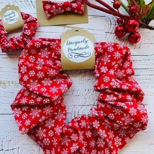 XL Dog Scrunchie ,Photoshoot, Hair Bow and Scrunchie! Match your Best Friend!